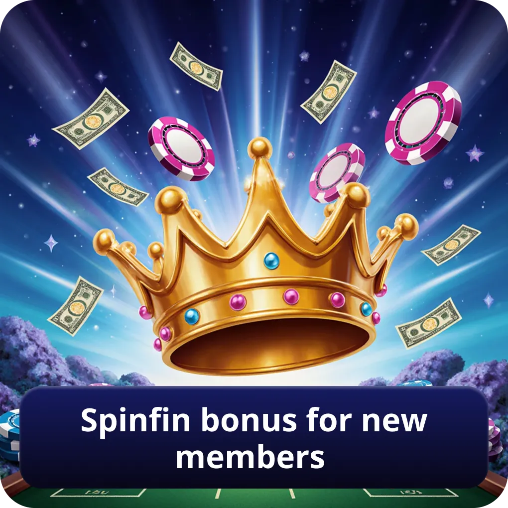 Spinfin bonus for new members