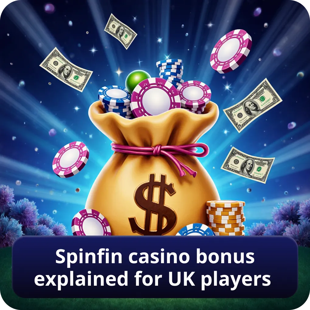 Spinfin Casino bonus explained for UK players